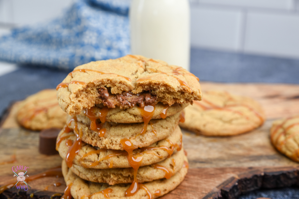 Sumbitches: Peanut Butter Chocolate Caramel Cookies