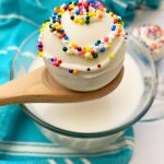 cappuccino bomb with sprinkles